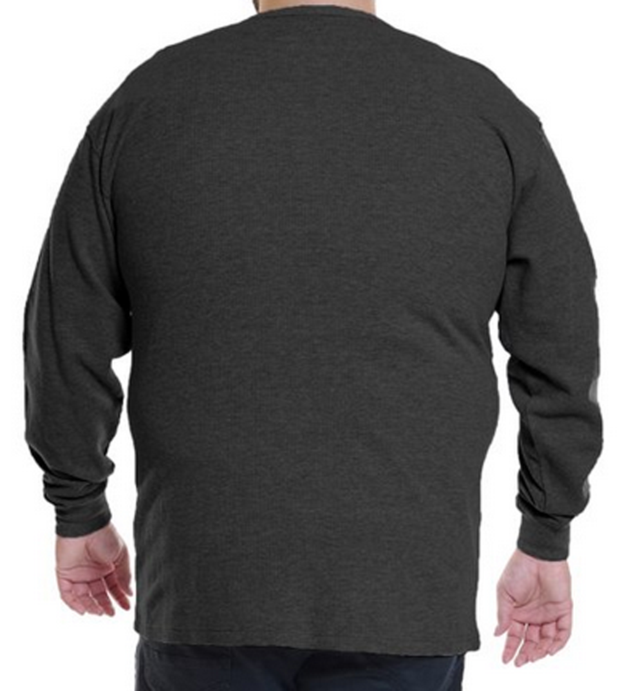 Wrangler Long Sleeve Thermal Henley, 2 Colors, 3X, 4XT