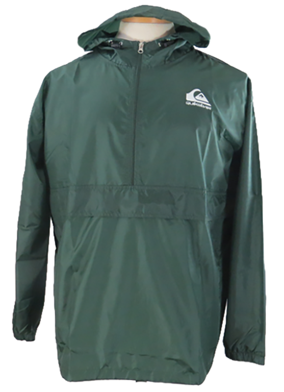 Quicksilver Half Zip Anorak Hooded Rain & Wind Jacket, 6 Colors