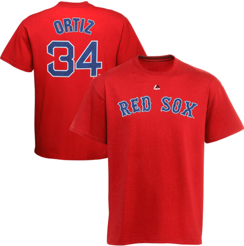 Majestic Boston Red Sox David Ortiz Tee 2X