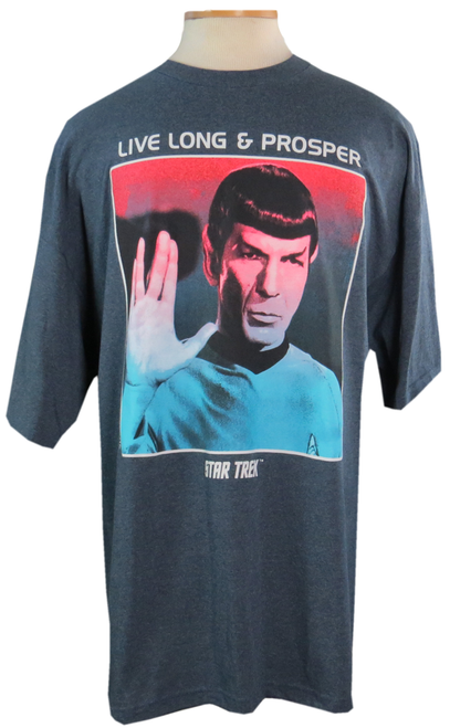 Star Trek The Original Series Spock Poster Tee Shirt 5X