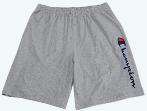 Champion Heather Gray Lightweight Jersey Shorts, 1X, 6X