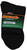 Extra Wide Comfort Fit Athletic Quarter Socks, Black