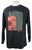 Champion Long Sleeve Orange and Olive Wave Design Tee Shirt 3XT