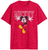 Disney Mickey Mouse Heather Red Printed Tee, 4X, 4XT, 5X, 5XT