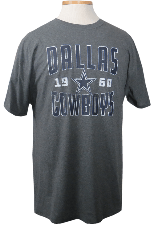 Fanatics NHL Dallas Stars Vintage Bi-Blend Grey Long Sleeve Shirt, Men's, XL, Gray