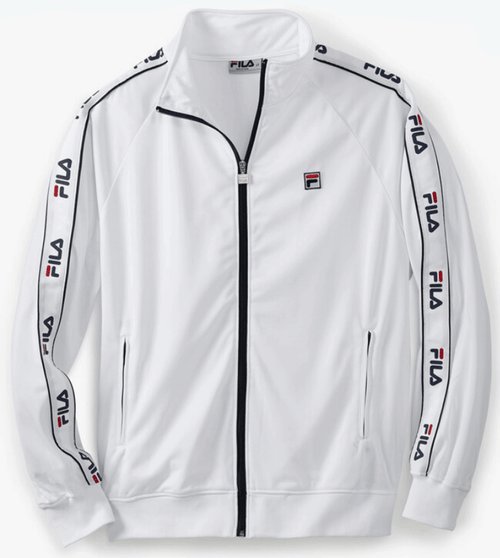 Fila Men's Clipper Wind Jacket, Chinese Red, Navy, White, S at Amazon Men's  Clothing store