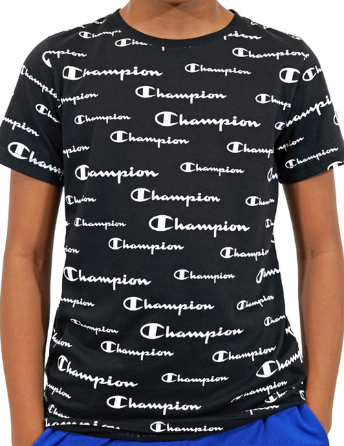Champion Heritage All Over Print Tee Shirt, 2 Colors, 2X, 3X, 4X