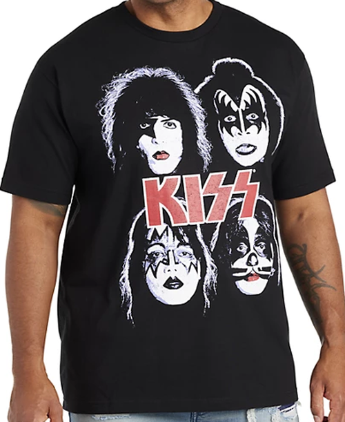KISS Dynasty Short Sleeve Black Tee Shirt, 2X, 4X, 4XT, 5XT