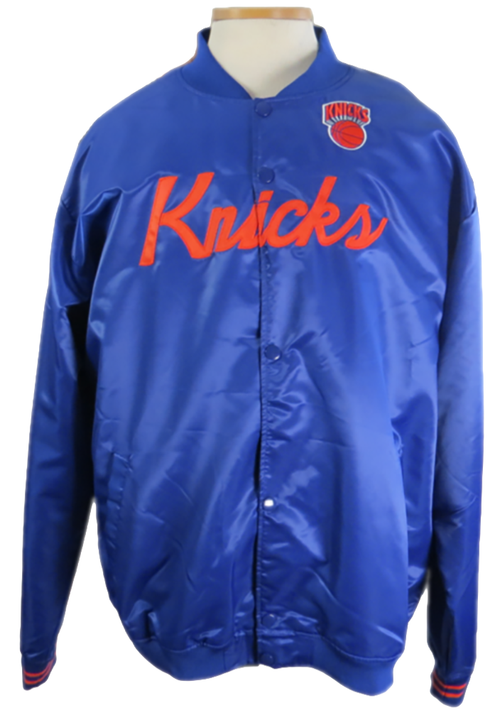 Mitchell & Ness New York Knicks Hardwood Classics Satin Jacket, 3XT