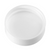 33-400 White PP Smooth Lid  33 mm lid