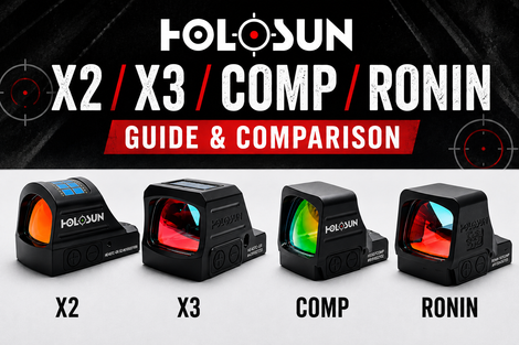 Holosun X2 vs X3 vs Comp vs Ronin: Which Optic Is Right for You?