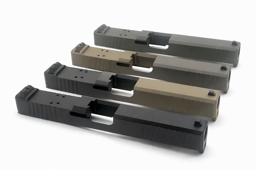 freedom unlimited G17 V2 Chamfered with RMR Cut Stripped Slides 1