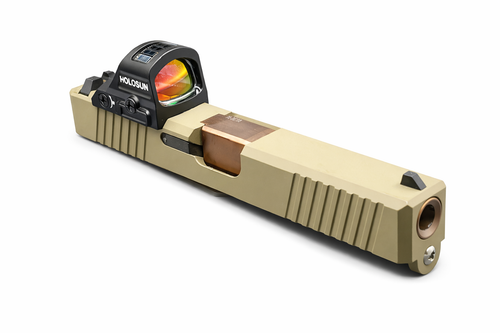 FU Inc G19 V2 Chamfered Complete Slide with Holosun Optic Combo
