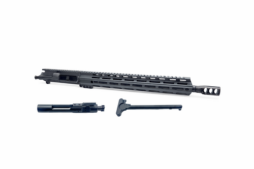 FU Inc. Phantom GRAY 16" .223 Wylde 4150 CMV Nitride Barrel 1:8 Twist Mid Length Gas MLOK Complete Upper