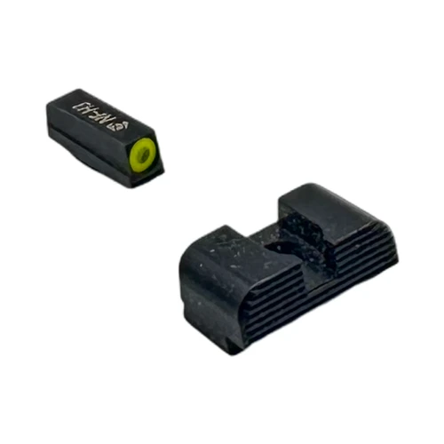 FU Tritium Front Blacked Out Rear Standard Height Iron Sights for Glock G20/21/30 MOS