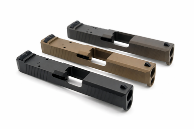 G26 V2 Chamfered Stripped Slide – RMR Cut | Glock 26 Gen 1–4 Compatible