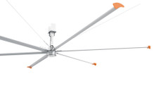HVLS Industrial Ceiling Fan - 12ft - 3ph, 230v