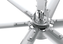 HVLS Industrial Ceiling Fan - 16ft - 1ph, 230v - image 4