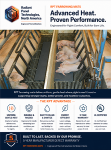 RPT Graphene Farrowing Heat Mat