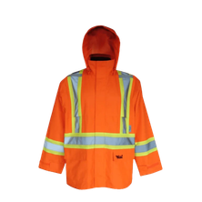 Viking Handyman 300D Jacket, orange, front view