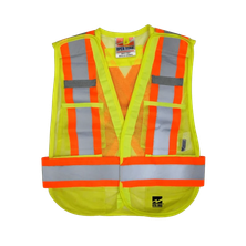 Open Road 5pt. Tear Away Vest, green, front view