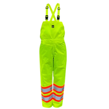 Open Road 150D Ladies Bib Pants, green, front view