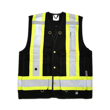 Open Road Surveyor Vest, black, front view