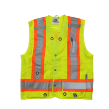 Open Road Surveyor Vest, green, front view