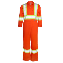 Viking Coveralls, orange, front view