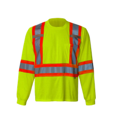 Viking Safety Long Sleeve Shirt, green, front view