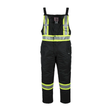 Viking Handyman Insulated 300D Bib Pants, black, front view