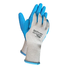 Viking MaxxGrip blue rubber-coated work gloves, bulk version