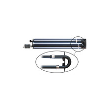 L.B. White Oval-U 100 tube layout with magnified U-bend and tube connections