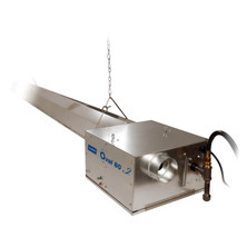 L.B. White Oval 80 v.2 radiant tube heater; manufacturer product image shared by LP and NG versions