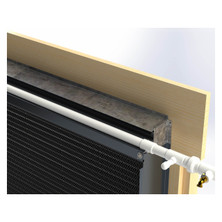 Reeves Bird Guard cover installed above evaporative pads; complete installation shown for context, not all components are included in each kit