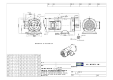 PM DC Motor 1.0 HP 1800 RPM S56C/Feet – 180VDC TEFC