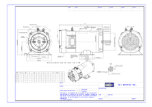 PM DC Motor 1.0 HP 1800 RPM S56C/Feet – 12VDC TEFC