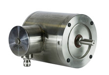 Representative AG-I stainless steel motor photo for SS122UNC; pictured SS124CNC, view 1. Pictured ratings apply to SS124CNC.
