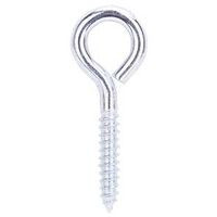 BOLT LAG EYE 1/4X3IN BRT ZN
