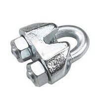 CLEAT CBL 3/8IN STL ZN