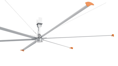 HVLS Industrial Ceiling Fan - 24ft - 1ph, 230v