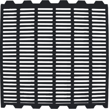 Cast Iron Slat for Sow - 60X60 mm