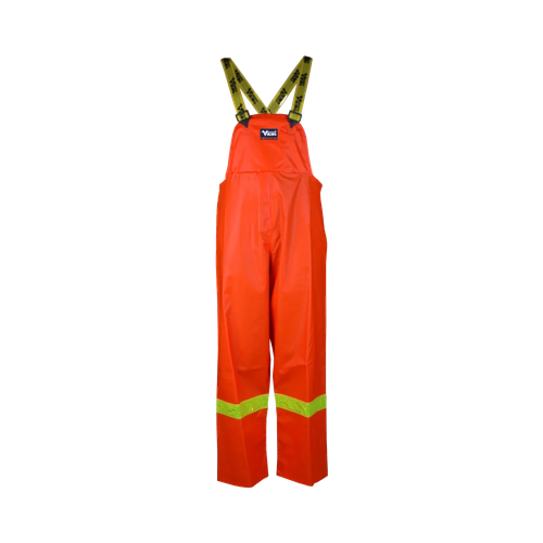 Viking Journeyman Bib Pants, orange, front view