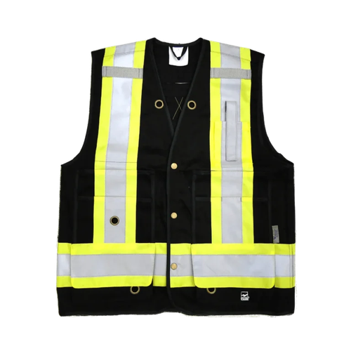 Open Road Surveyor Vest, black, front view