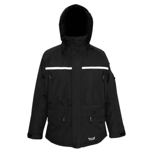 Viking Tempest 50 Lined Jacket, black, front view