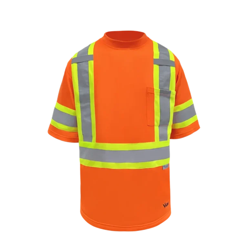Viking Safety Bamboo Lined T-shirt, orange, front view