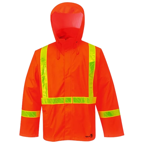 Viking Handyman FR PU Jacket, orange, front view