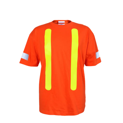 Viking Safety Cotton T-shirt, orange, back view