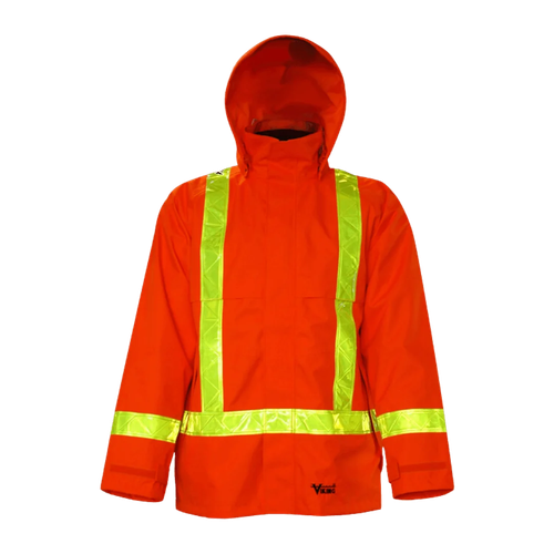 Viking Journeyman 300D Trilobal Jacket, orange, front view