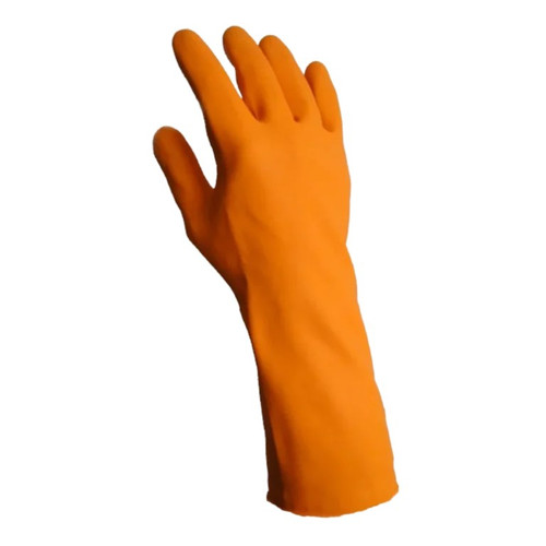 Viking Orange Heavy-Duty Latex Gloves